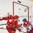 PARIS, FRANCE - MAY 6: Belarus's Kevin Lalande #35, Kristian Khenkel #18 and Czech Republic's Jan Kovar #43 look on as Radko Gudas #3 (not shown) shot goes in the net during preliminary round action at the 2017 IIHF Ice Hockey World Championship. (Photo by Matt Zambonin/HHOF-IIHF Images)